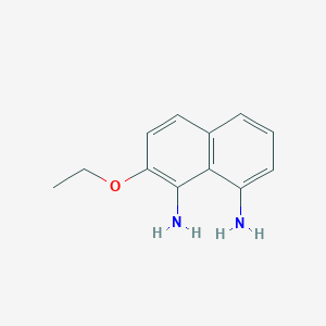 molecular formula C12H14N2O B070702 2-Ethoxynaphthalene-1,8-diamine CAS No. 164517-77-5