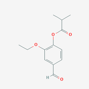 molecular formula C13H16O4 B070703 乙基香兰素异丁酸酯 CAS No. 188417-26-7