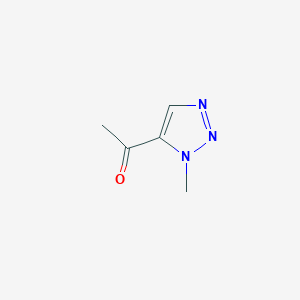 molecular formula C5H7N3O B070706 1-(1-Methyl-1H-1,2,3-triazol-5-yl)ethanone CAS No. 194209-18-2
