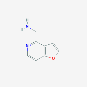 molecular formula C8H8N2O B070708 Furo[3,2-c]pyridine-4-methanamine CAS No. 193750-84-4
