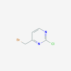 molecular formula C5H4BrClN2 B070729 4-(Bromomethyl)-2-chloropyrimidine CAS No. 181363-06-4