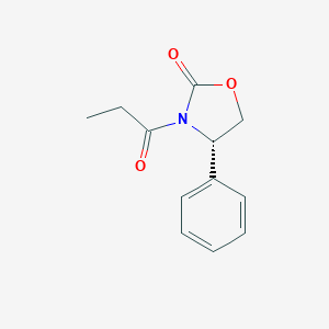 molecular formula C12H13NO3 B070742 (S)-4-Phenyl-3-propionyloxazolidin-2-one CAS No. 184363-66-4