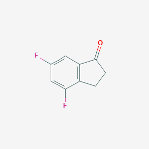 molecular formula C9H6F2O B070747 4,6-Difluoro-1-indanone CAS No. 162548-73-4