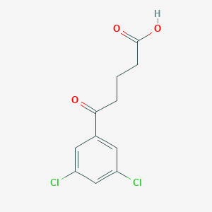molecular formula C11H10Cl2O3 B070748 5-(3,5-Dichlorophenyl)-5-oxovaleric acid CAS No. 172168-00-2