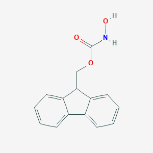 molecular formula C15H13NO3 B070782 9-Fluorenylmethyl N-hydroxycarbamate CAS No. 190656-01-0