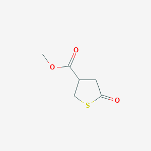 molecular formula C6H8O3S B070798 Methyl 5-oxothiolane-3-carboxylate CAS No. 192879-21-3