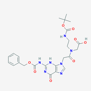 molecular formula C24H29N7O8 B070807 Boc-PNA-G(Z)-OH CAS No. 169287-77-8