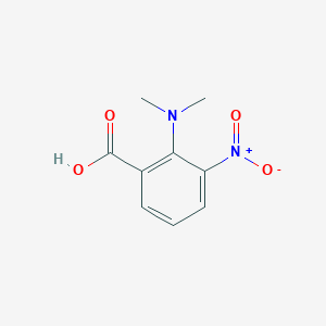 molecular formula C9H10N2O4 B070821 2-(Dimethylamino)-3-nitrobenzoic acid CAS No. 175347-01-0