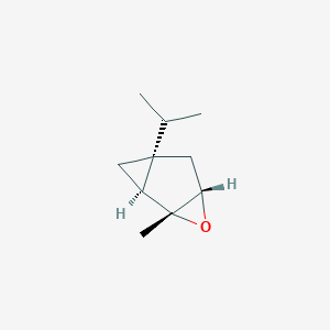 molecular formula C10H16O B070828 3-Oxatricyclo[4.1.0.02,4]heptane,2-methyl-6-(1-methylethyl)-,[1S-(1alpha,2bta,4bta,6alpha)]-(9CI) CAS No. 174512-63-1