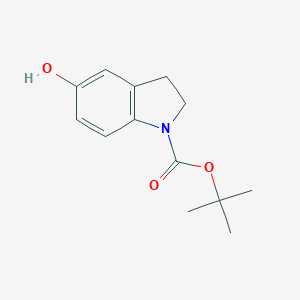 molecular formula C13H17NO3 B070838 N-Boc-5-Hydroxyindoline CAS No. 170147-76-9