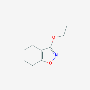 molecular formula C9H13NO2 B070840 3-Ethoxy-4,5,6,7-tetrahydro-1,2-benzisoxazole CAS No. 182317-02-8