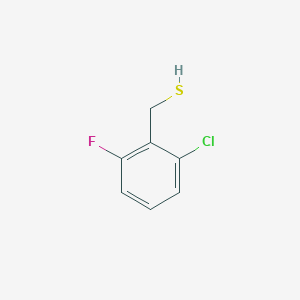 molecular formula C7H6ClFS B070847 (2-Chloro-6-fluorophenyl)methanethiol CAS No. 170924-52-4