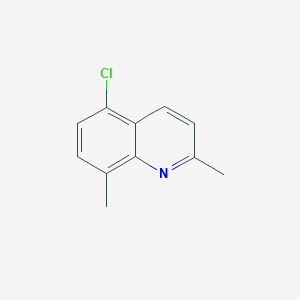 molecular formula C11H10ClN B070852 5-Chloro-2,8-dimethylquinoline CAS No. 186670-43-9
