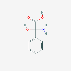molecular formula C8H9NO3 B070856 Amino(hydroxy)phenylacetic acid CAS No. 188891-48-7