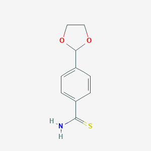 4-(1,3-Dioxolan-2-yl)benzene-1-carbothioamide