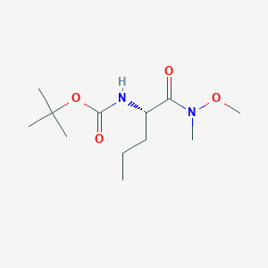(S)-tert-butyl 1-(methoxy(methyl)amino)-1-oxopentan-2-ylcarbamate
