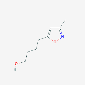 molecular formula C8H13NO2 B070881 4-(3-Methylisoxazol-5-yl)-butan-1-ol CAS No. 192717-43-4
