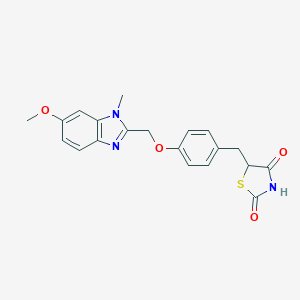 molecular formula C20H19N3O4S B070887 Rivoglitazone CAS No. 185428-18-6