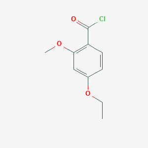 molecular formula C10H11ClO3 B070891 4-Ethoxy-2-methoxybenzoyl chloride CAS No. 195507-73-4