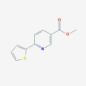 molecular formula C11H9NO2S B070898 Methyl 6-thien-2-ylnicotinate CAS No. 179408-53-8
