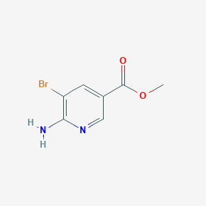 molecular formula C7H7BrN2O2 B070909 Methyl 6-amino-5-bromonicotinate CAS No. 180340-70-9
