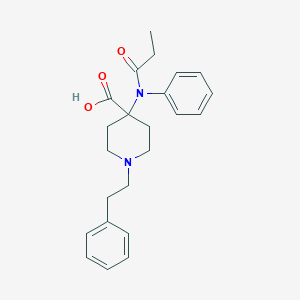 1-(2-phenylethyl)-4-(N-propanoylanilino)piperidine-4-carboxylic acid