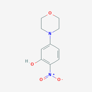 molecular formula C10H12N2O4 B070920 5-Morpholino-2-nitrophenol CAS No. 175135-19-0