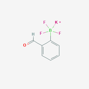 molecular formula C7H5BF3KO B070929 Potassium 2-formylphenyltrifluoroborate CAS No. 192863-39-1