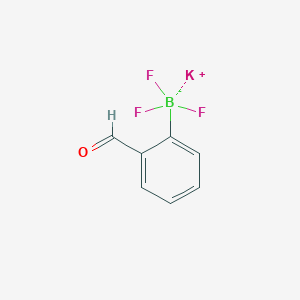 molecular formula C7H5BF3KO B070929 Potassium (2-Formylphenyl)trifluoroborate CAS No. 192863-39-1