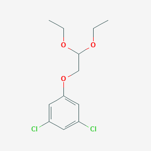 molecular formula C12H16Cl2O3 B070938 1,3-Dichloro-5-(2,2-diethoxyethoxy)benzene CAS No. 175204-49-6