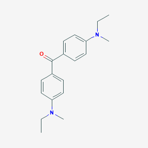 molecular formula C19H24N2O B070939 4,4'-Bis(N-ethyl-N-methylamino)benzophenone CAS No. 194655-98-6