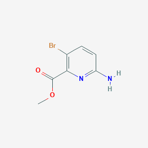 molecular formula C7H7BrN2O2 B070948 Methyl 6-amino-3-bromopicolinate CAS No. 178876-83-0