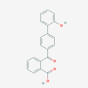 2-[4-(2-Hydroxyphenyl)benzoyl]benzoic acid