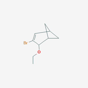 molecular formula C9H13BrO B070960 3-Bromo-4-ethoxybicyclo[3.1.1]hept-2-ene CAS No. 168007-86-1