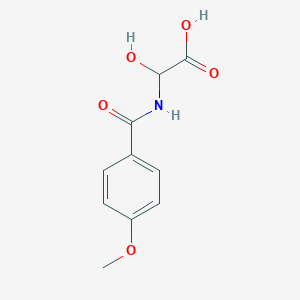 Hydroxy[(4-methoxybenzoyl)amino]acetic acid