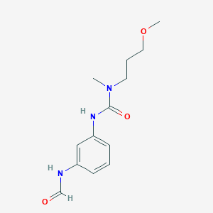 molecular formula C13H19N3O3 B7098495 N-[3-[[3-methoxypropyl(methyl)carbamoyl]amino]phenyl]formamide 