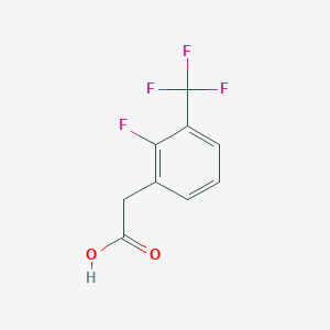 molecular formula C9H6F4O2 B071009 2-Fluoro-3-(trifluoromethyl)phenylacetic acid CAS No. 178748-05-5
