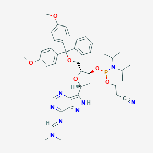 2-(Dimethylaminomethylidene)amino-9-(2-deoxy-b-D-ribofuranosyl)purine 3'-CE phosphoramidite