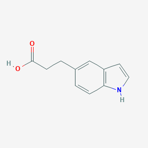 molecular formula C11H11NO2 B071056 3-(1H-Indol-5-YL)propanoic acid CAS No. 192717-19-4