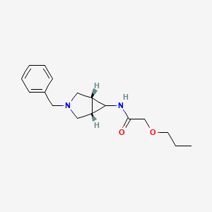 molecular formula C17H24N2O2 B7106485 N-[(1S,5R)-3-benzyl-3-azabicyclo[3.1.0]hexan-6-yl]-2-propoxyacetamide 