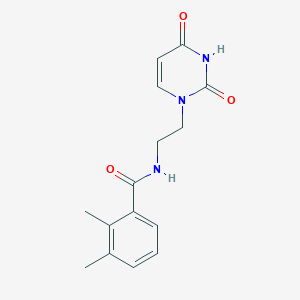 molecular formula C15H17N3O3 B7106821 N-[2-(2,4-dioxopyrimidin-1-yl)ethyl]-2,3-dimethylbenzamide 