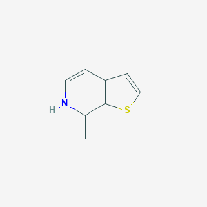 molecular formula C8H9NS B071073 7-Methyl-6,7-dihydrothieno[2,3-c]pyridine CAS No. 178308-07-1