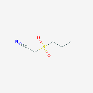 molecular formula C5H9NO2S B071115 Propanesulfonylacetonitrile CAS No. 175137-61-8