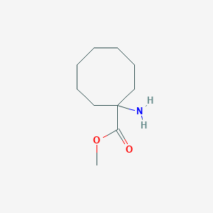 molecular formula C10H19NO2 B071116 Methyl 1-amino-1-cyclooctanecarboxylate CAS No. 183429-68-7