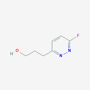 molecular formula C7H9FN2O B071118 3-(6-Fluoropyridazin-3-yl)propan-1-ol CAS No. 174607-40-0