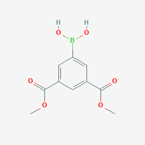 molecular formula C10H11BO6 B071123 3,5-Bis(methoxycarbonyl)phenylboronic acid CAS No. 177735-55-6