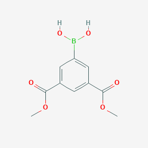 molecular formula C10H11BO6 B071123 (3,5-双(甲氧羰基)苯基)硼酸 CAS No. 177735-55-6