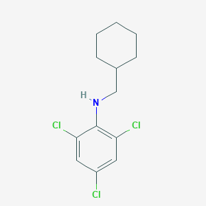 molecular formula C13H16Cl3N B071132 N-Cyclohexylmethyl-2,4,6-trichloroaniline CAS No. 177721-94-7