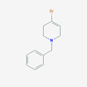 molecular formula C12H14BrN B071151 1-Benzyl-4-bromo-1,2,3,6-tetrahydropyridine CAS No. 175347-95-2