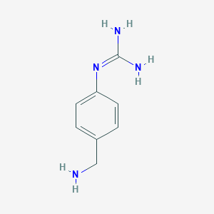 molecular formula C8H12N4 B071168 [4-(Aminomethyl)phenyl]guanidine CAS No. 174959-56-9